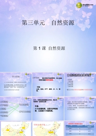 八年级地理上册 3.1 自然资源课件 商务星球版 课件