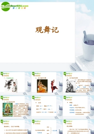 七年级语文上册第14课(观舞记)课件鲁教版 课件