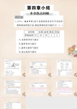 八年级地理上册 第四章 中国的主要产业小结课件 (新版)湘教版 课件
