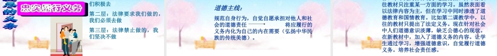 八年级政治下册 教材的主要特征课件 人教新课标版 课件