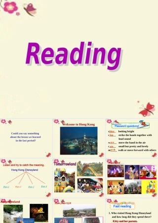 八年级英语下册 Unit 2 Travelling Reading 1课件 (新版)牛津版 课件