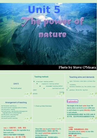 山东省沂水一中高二英语 Unit 5 the fourth period课件(21) 新人教版 课件