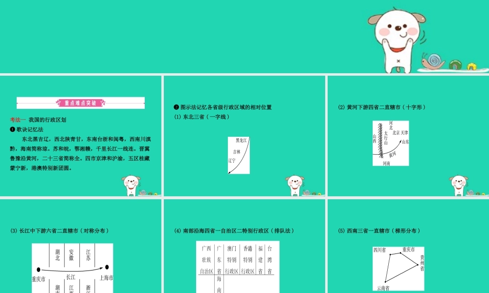 中考地理 七上 第一章 从世界看中国复习课件