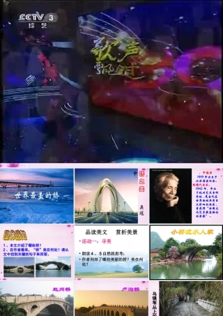 八年级语文上册 第三单元 13 桥之美教学课件 新人教版 课件