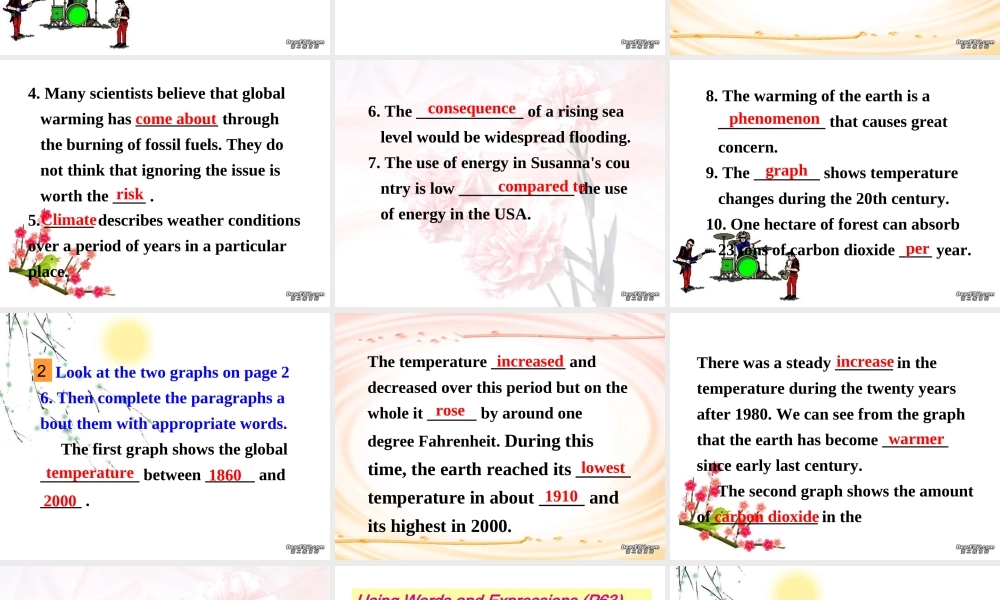 广东地区高二英语Module6 Unit4 Language study课件 人教实验版 课件