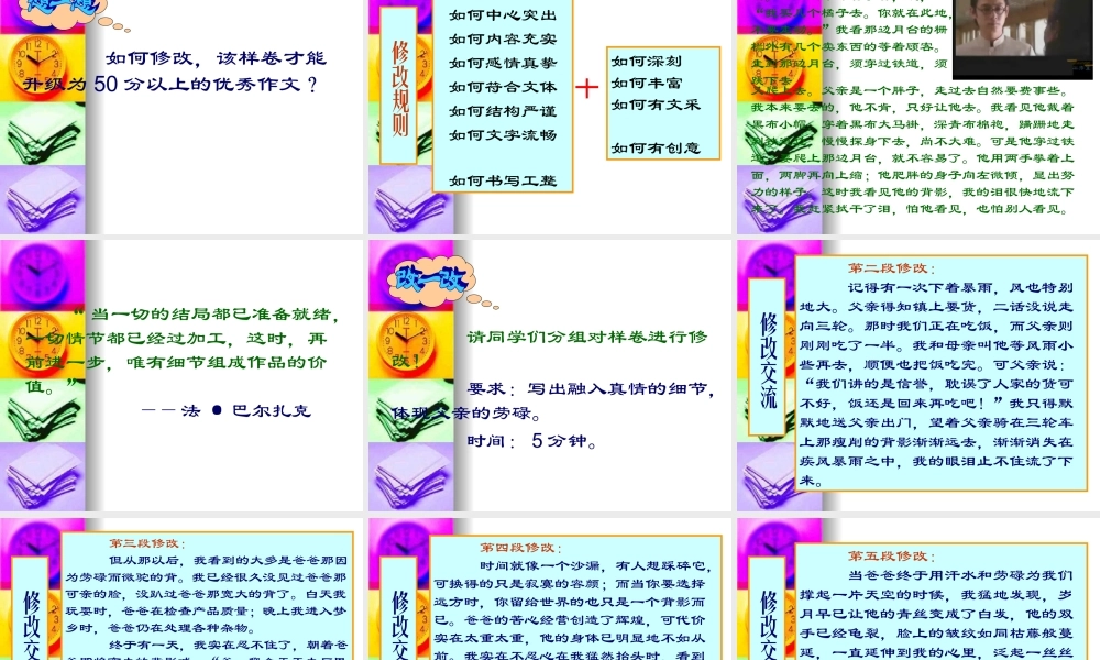 届高三语文高考复习(作文)专题系列课件53(作文分论之模仿与创新) 课件