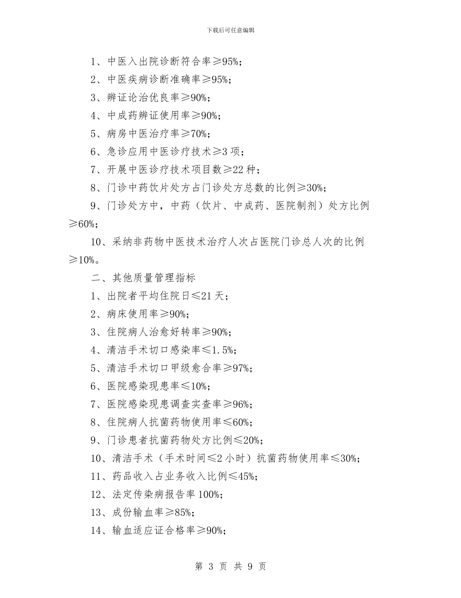 市中医院质控科明年计划及管控目标与市义工协会成立暨慈善募捐晚会活动策划书汇编_第3页