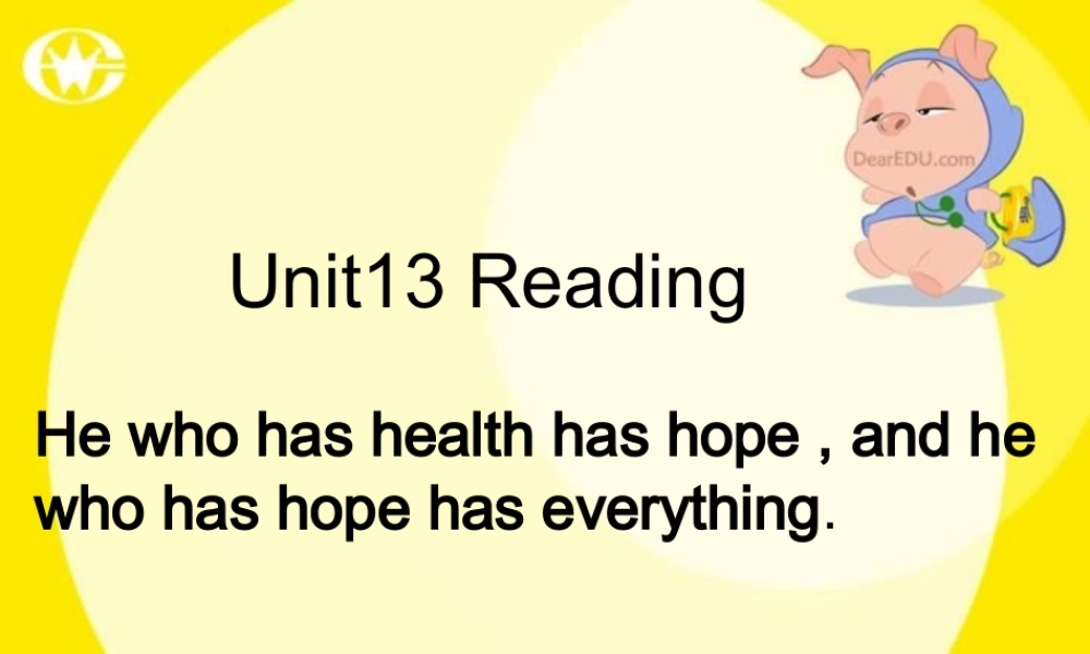 人教版高一英语Unit13 Reading 课件