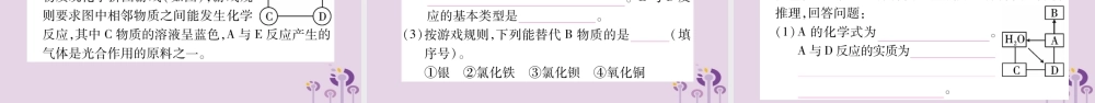 中考化学复习 第二部分 重难题型专题突破 专题七 推断题(精讲)课件