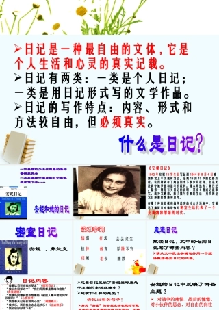 七年级语文上册 (密室日记)课件 沪教版 课件