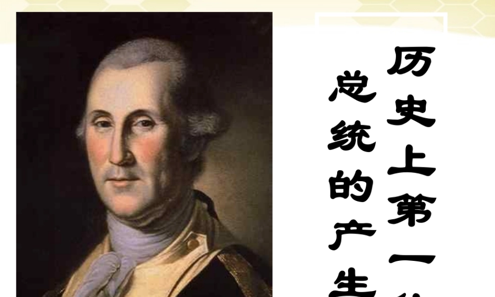 八年级历史与社会下册 5.4(资产阶级革命 新体制的创立)第二课时课件 人教新课标版 课件