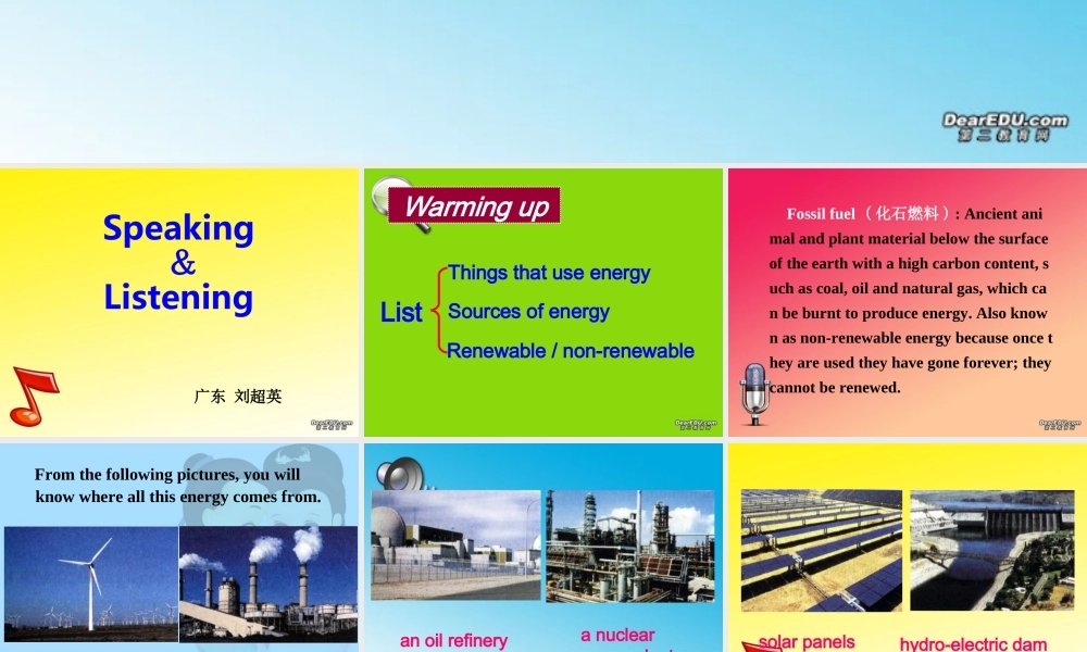 广东地区高二英语Module6 Unit4 Warming up课件 人教实验版 课件