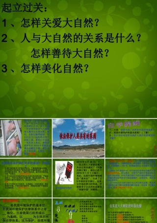 八年级政治下册 第六单元 第13课 第2框 依法保护人类共有的家园课件 鲁教版