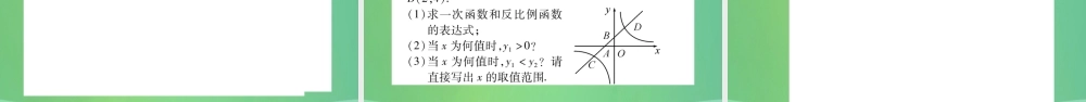 中考数学复习 第一轮 考点系统复习 第三章 函数 第三节 反比例函数(精练)课件