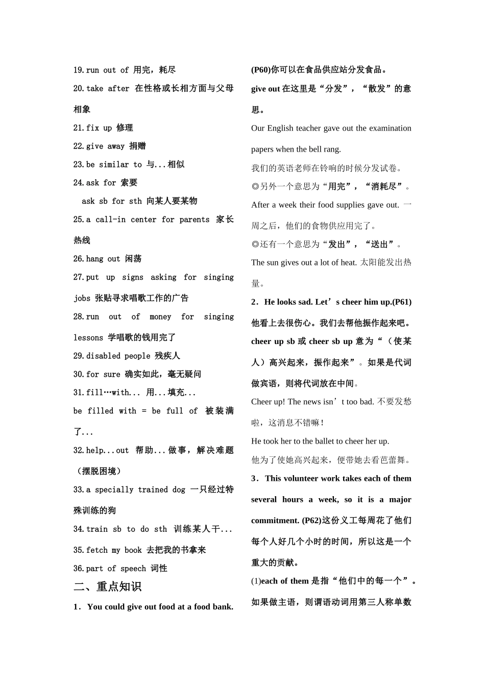 九年级英语8-12单元知识点复习资料 课件_第2页