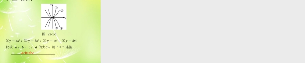 九年级数学上册 221 图像和性质课件 (新版)新人教版 课件