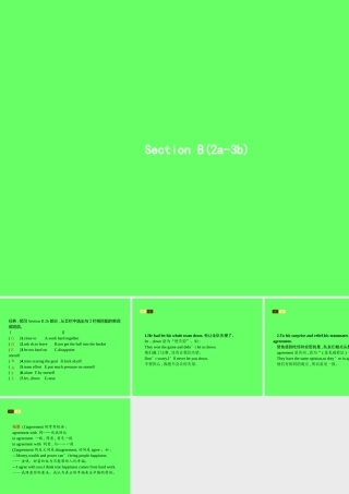 九年级英语全册 Unit 11 Sad movies make me cry Section B(2a 3b)课件 (新版)人教新目标版 课件