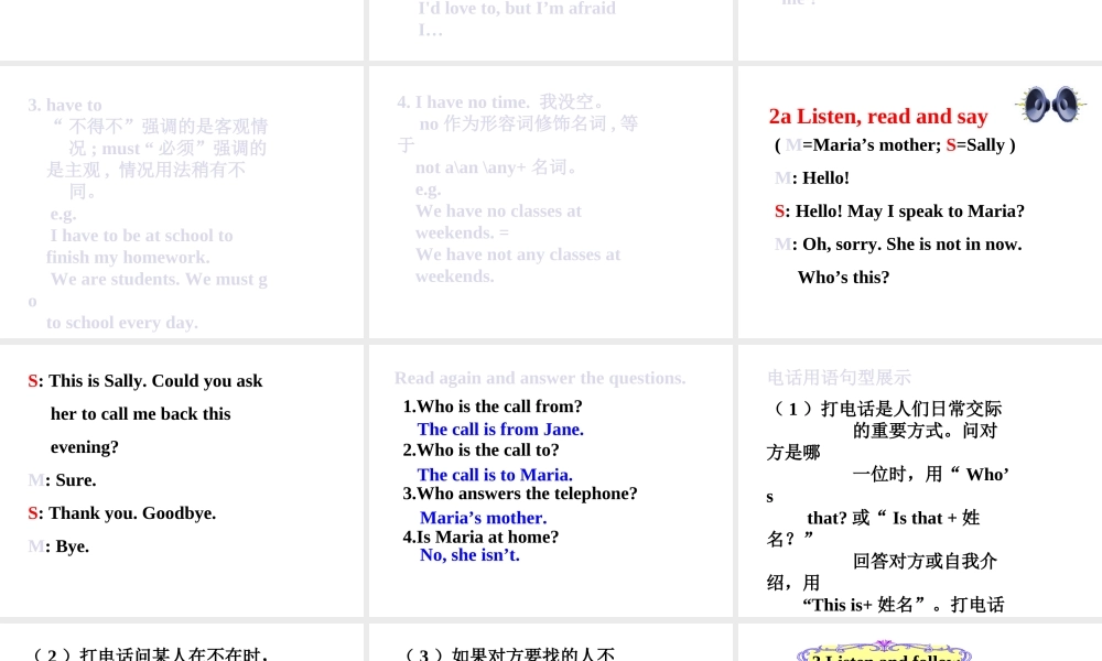 七年级英语上册Unit4 Topic 2 Section B  课件湘教版 课件