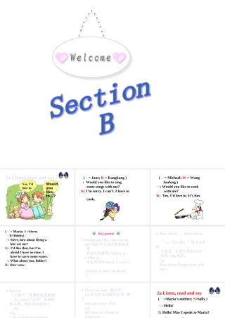 七年级英语上册Unit4 Topic 2 Section B  课件湘教版 课件