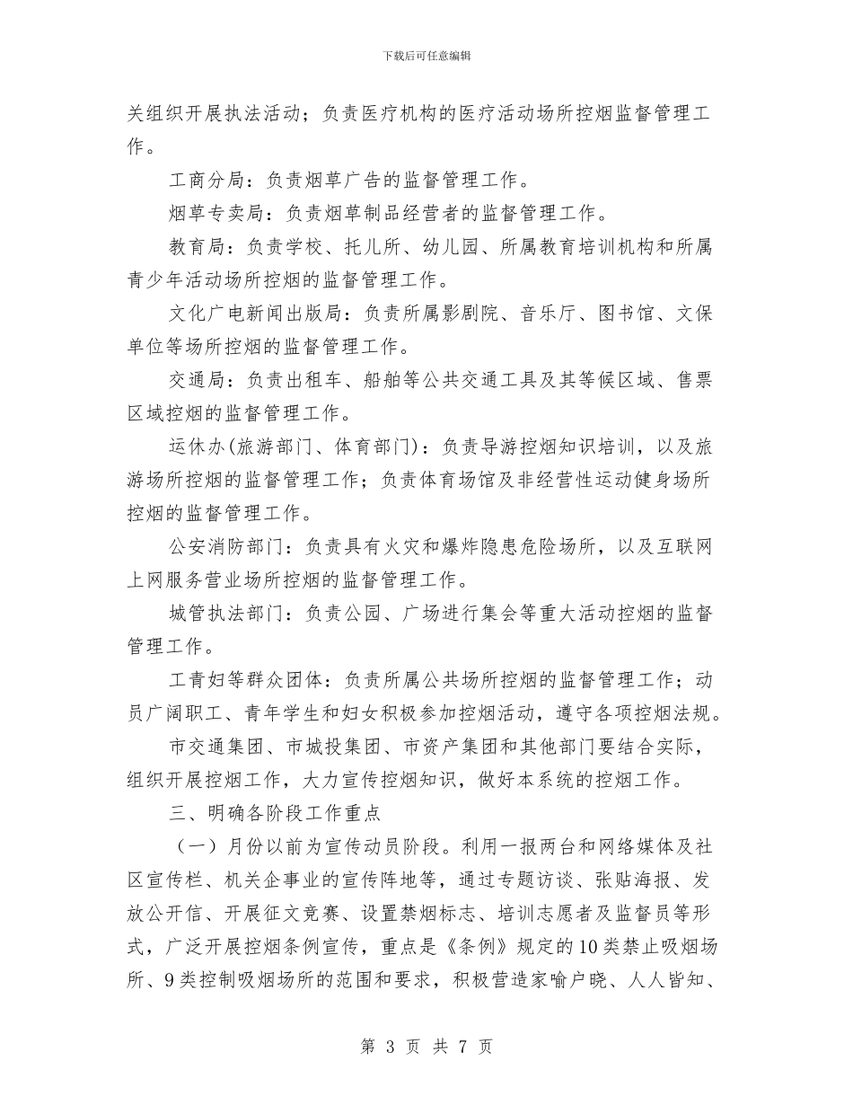 市公共场所控烟工作大会市长发言范文与市公安局刑警支队副支队长职位竞争演讲稿汇编_第3页