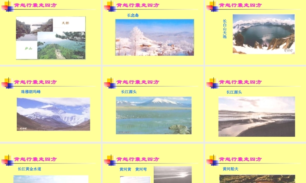 八年级语文下第六单元综合性活动课背起行囊走四方课件 人教版 课件