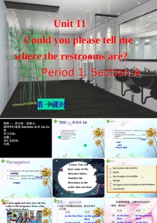 九年级英语 Unit 11SectionA课件 人教新目标版 课件