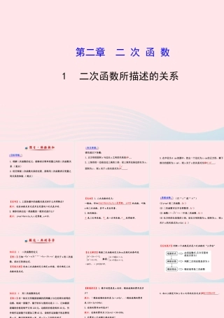 九年级数学下册 第二章二次函数 1 二次函数所描述的关系习题课件 北师大版 课件
