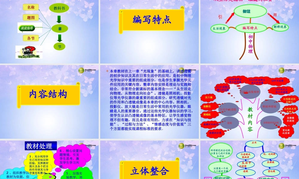 山东省枣庄四中八年级物理上册 透镜及其应用课件 新人教版 课件