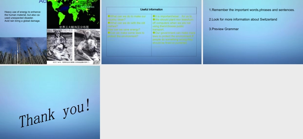 八年级英语下册 Unit 8 A green world Reading课件2 (新版)牛津版 课件