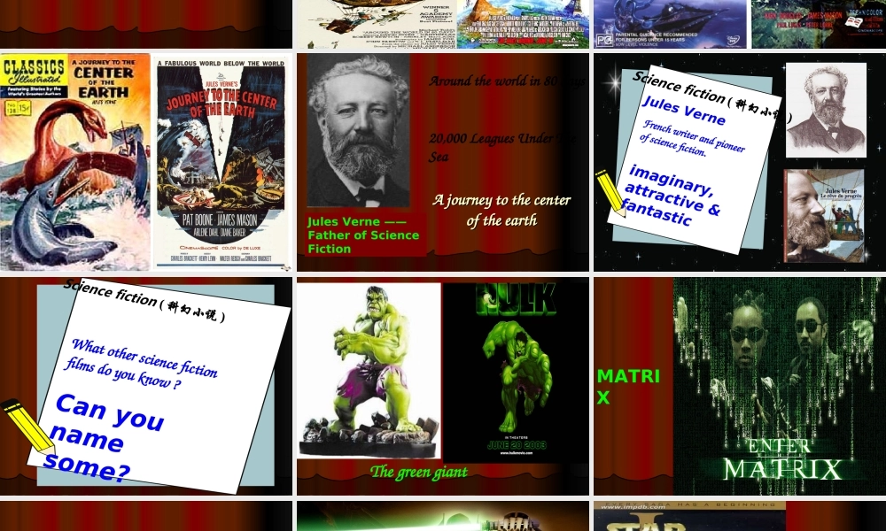 人教版Unit12 Fact and fantasy 1 课件