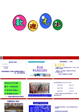 八年级历史下册 第9课改革开放课件 北师大版 课件