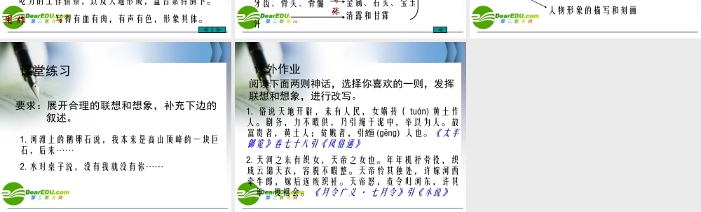 七年级语文上册课件：第五单元17(盘古开天辟地)北京课改版 课件