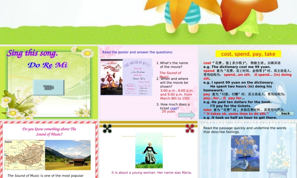 八年级英语上册 unit 5 topic 1 section c课件 仁爱版 课件