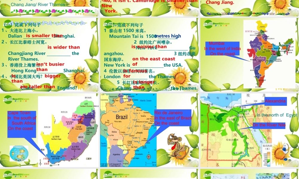 七年级英语下册：Module 5 Unit 3 Language in use课件外研版 课件