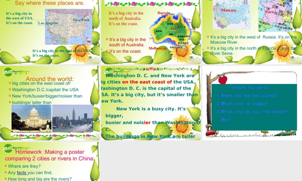 七年级英语下册：Module 5 Unit 3 Language in use课件外研版 课件