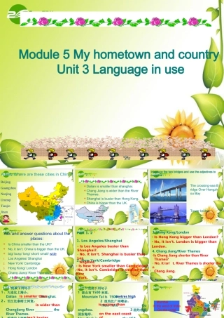 七年级英语下册：Module 5 Unit 3 Language in use课件外研版 课件