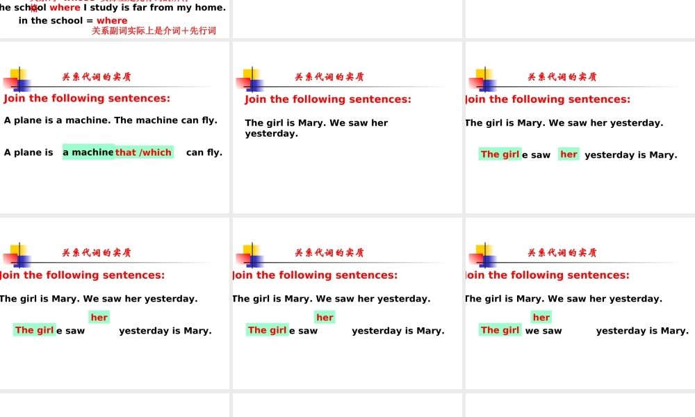 完整的定语从句复习 课件