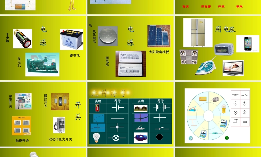 八年级物理上册 第五章第二节 电流与电路课件 人教新课标版 课件