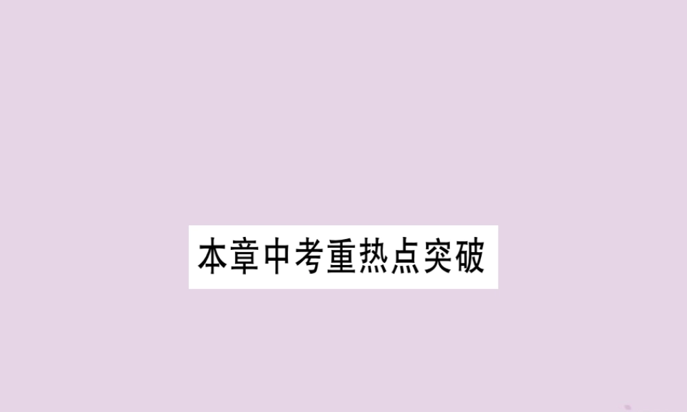 九年级数学下册 第2章 圆本章中考重热点突破作业课件 (新版)湘教版 课件