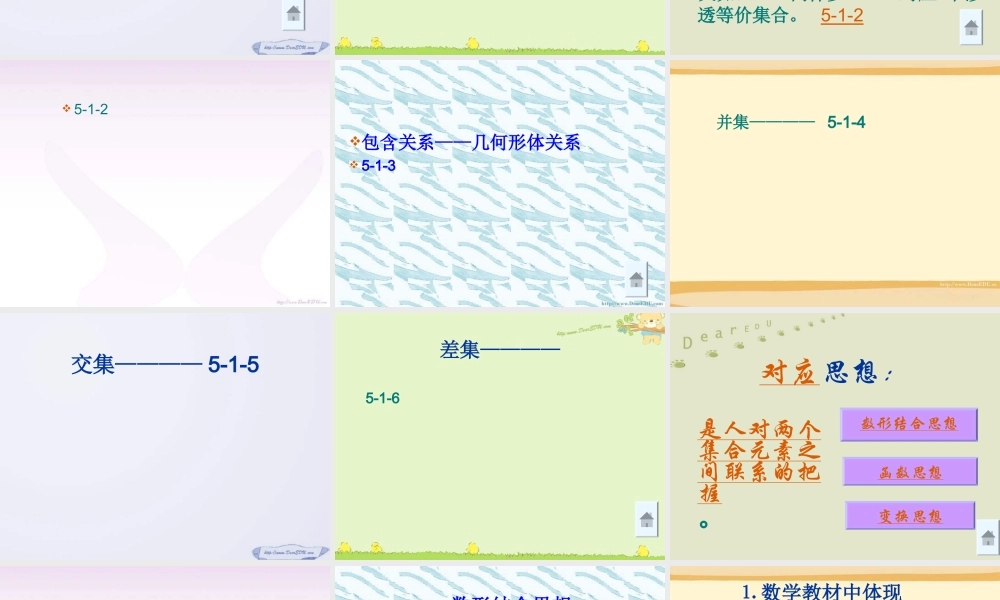 复习指导数学思想方法 课件