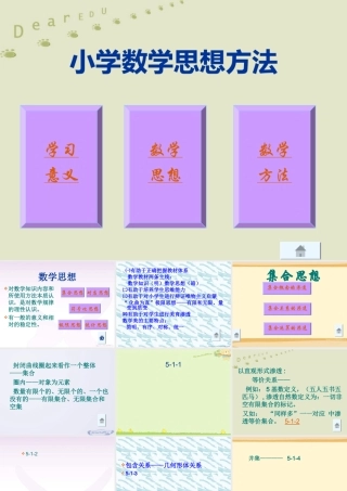 复习指导数学思想方法 课件