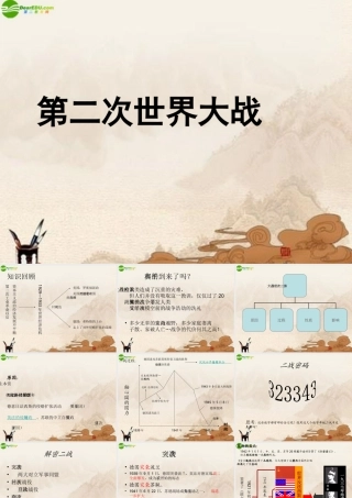 九年级历史下册 第二次世界大战课件 北师大版 课件