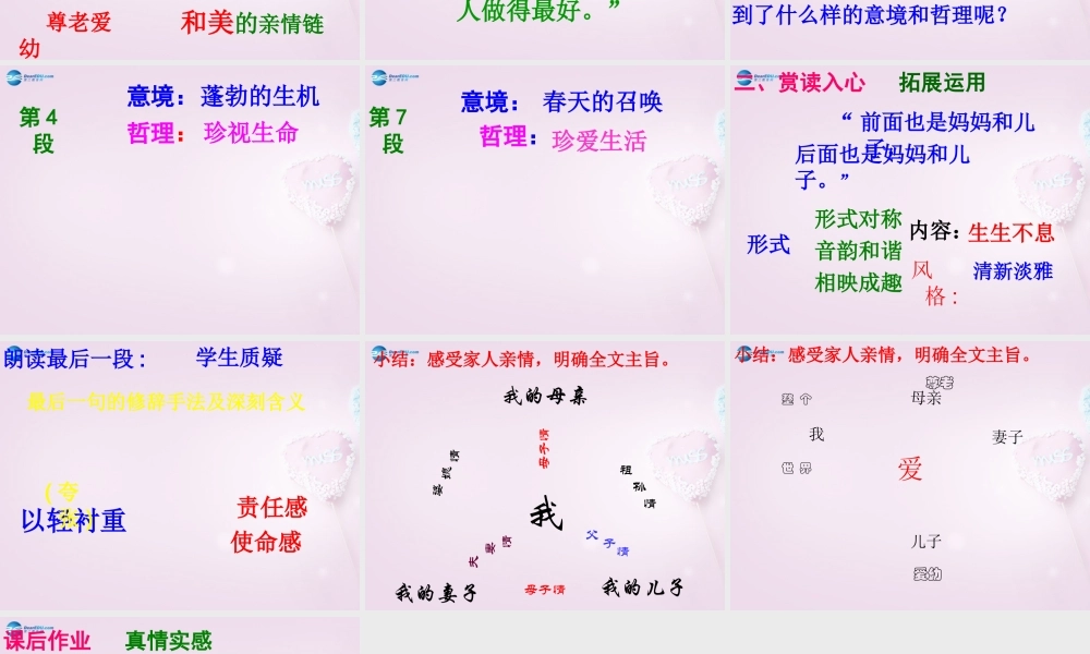 中学七年级语文上册 1(散步)课件2 (新版)新人教版