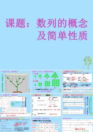 山西省忻州市高考数学 专题 数列概念2复习课件