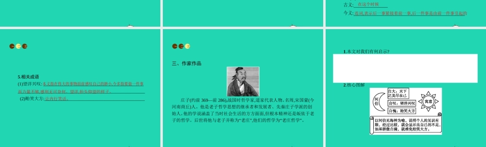 九年级语文上册 第六单元 水课件 语文版 课件