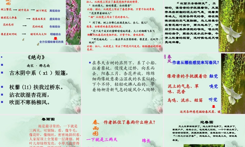 七年级语文上册(春)课件 语文版 课件