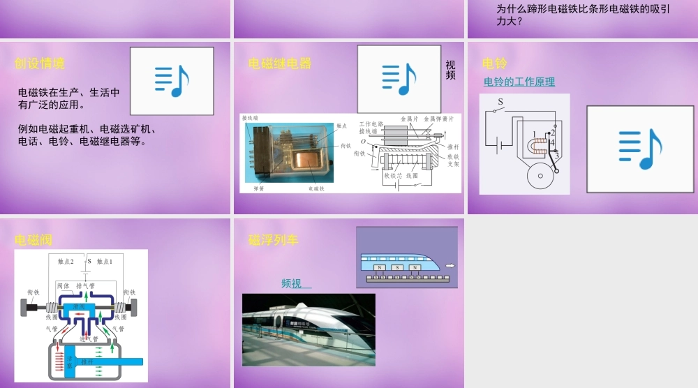 九年级物理全册 144 电磁铁及其应用课件 (新版)北师大版 课件