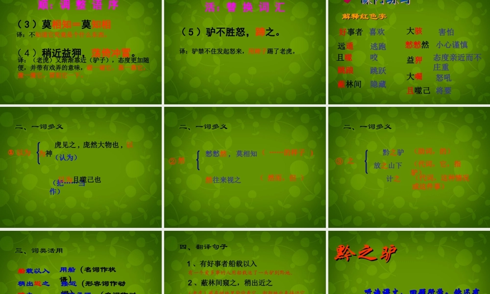 中学七年级语文下册 4.18 黔之驴课件 (新版)苏教版