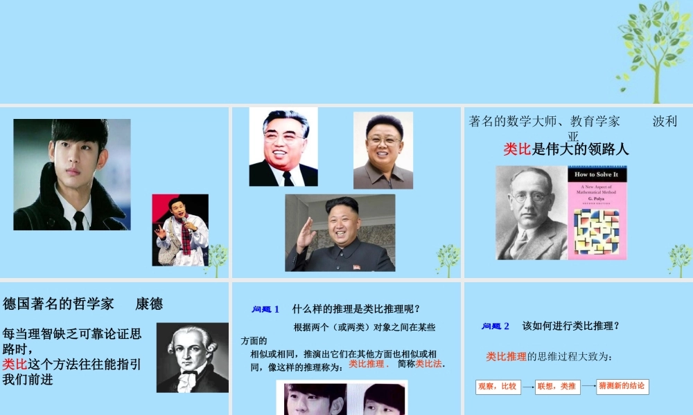 山西省忻州市高考数学 专题 类比复习课件