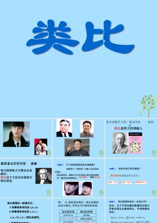 山西省忻州市高考数学 专题 类比复习课件